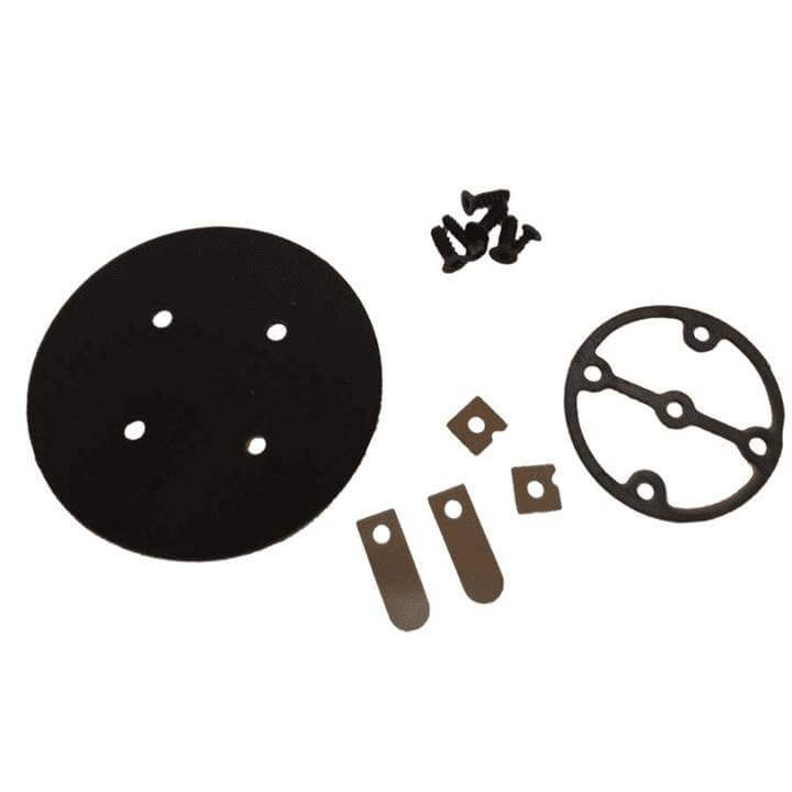 1/8 HP Gast Compressor Repair Kit rebuild components with diaphragm, gasket, valve parts and screws for pond aeration compressor