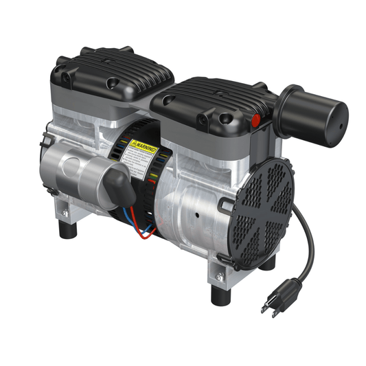 Stratus 1/2 HP SRC Series Dual Rocking Piston Compressor.