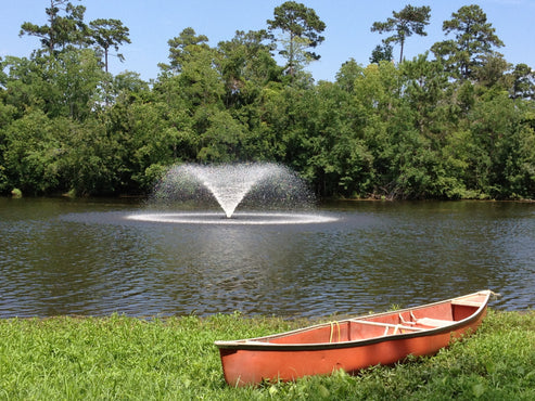 Kasco Solar VFX Display Fountain Pond Aerator - Living Water Aeration