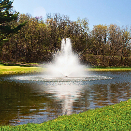 Kasco 8400JF 2 HP 3 Phase Decorative Pond Fountain - 230V - Living Water Aeration