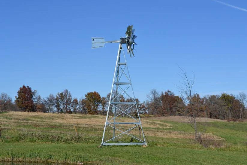 Deluxe Outdoor Water Solutions 3 Legged Windmill Pond Aerator Kit.
