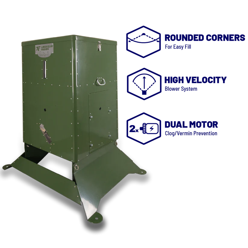 Bill Dance Series - Solar Powered Outdoor & Fish Feeder 425lb