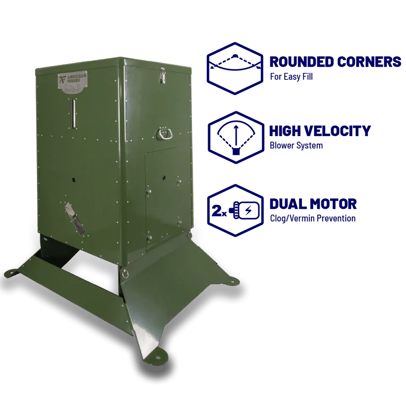 Bill Dance Series - Solar Powered Outdoor & Fish Feeder 425lb.