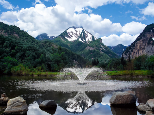 Kasco 2400VFX 1/2 HP Display Fountain Pond Aerator - 115V.