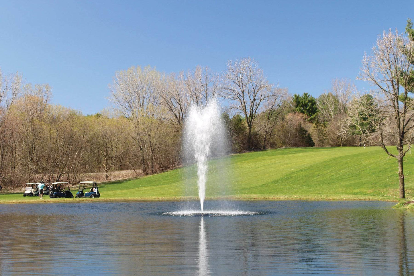 Kasco 3.1JF 3HP Decorative Pond Fountain - 230v spraying tall decorative water jet in pond for aeration and display