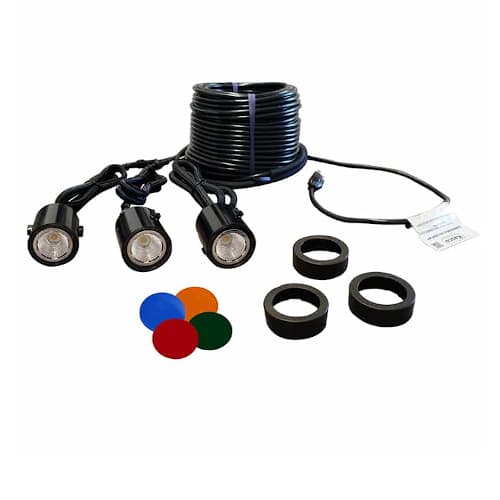 LED - 3 Light Kit (Light Kit Only) Kasco 3 LED Light Fountain Lighting Kit - Living Water Aeration