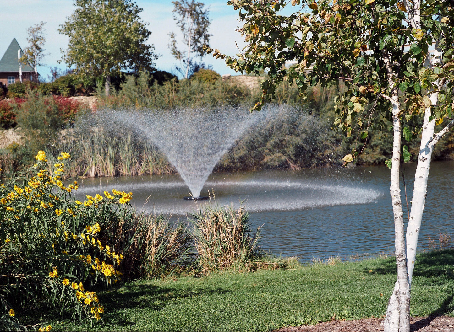 Kasco 3400VFX 3/4 HP Display Fountain Pond Aerator - 115V - Living Water Aeration