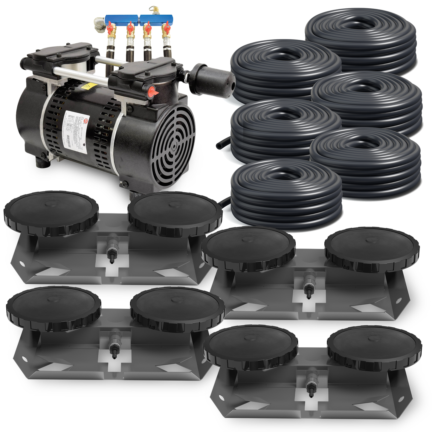 AirPro Rocking Piston Pond Aerator Kit - up to 4 Acres - Living Water Aeration