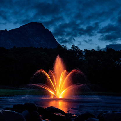RGB - 6 Light Kit (Light Kit Only) Kasco Color Changing RGB Fountain Lighting - Living Water Aeration