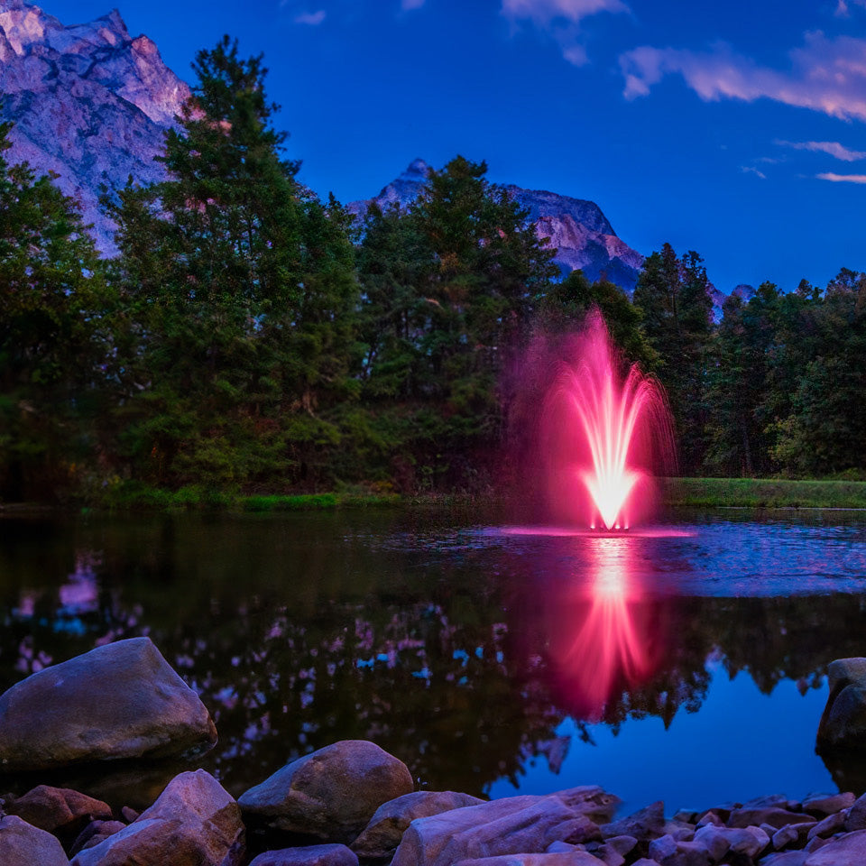 Scott Aerator The Amherst Pond Fountain - Living Water Aeration