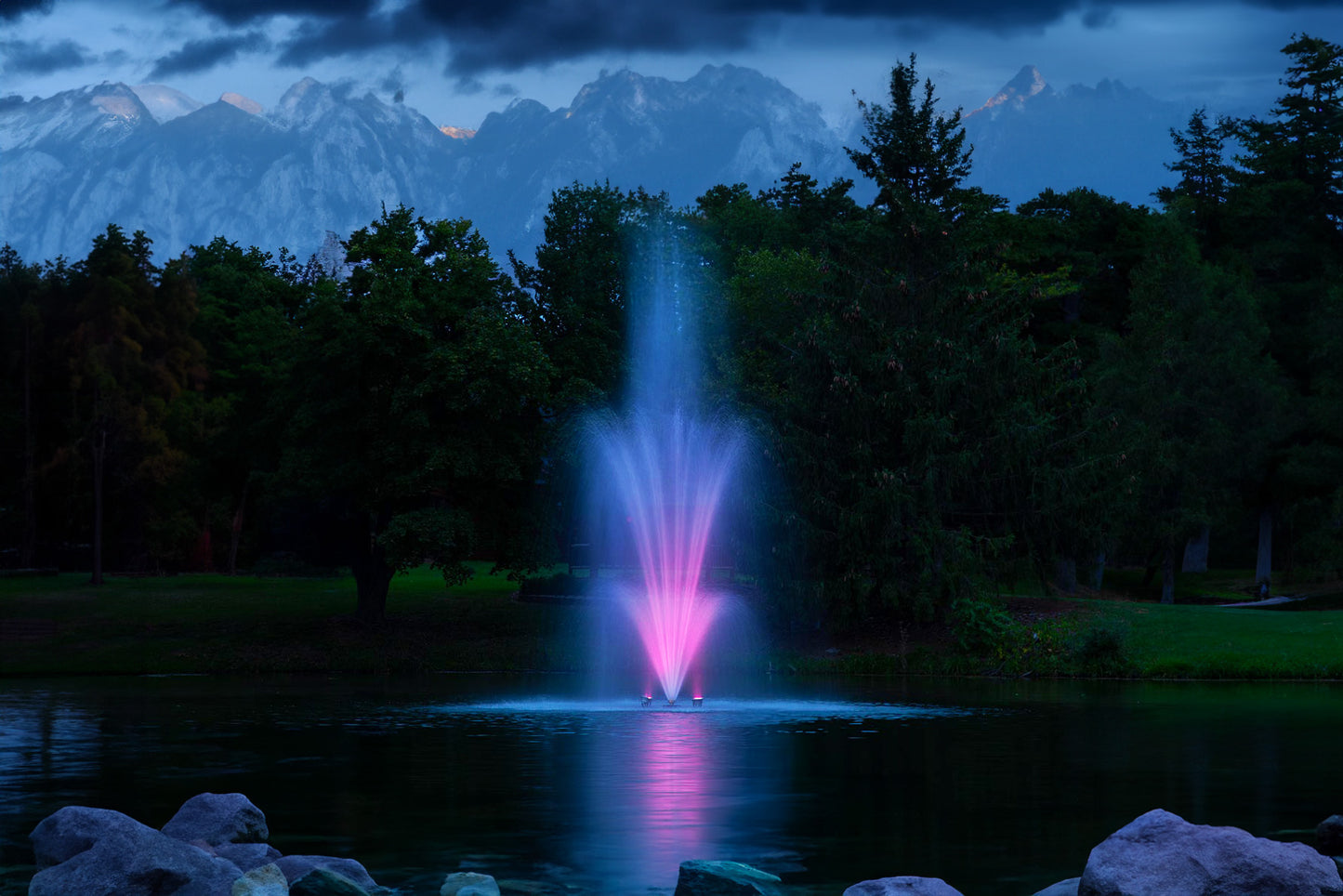 Scott Aerator Amherst Pond Fountain.