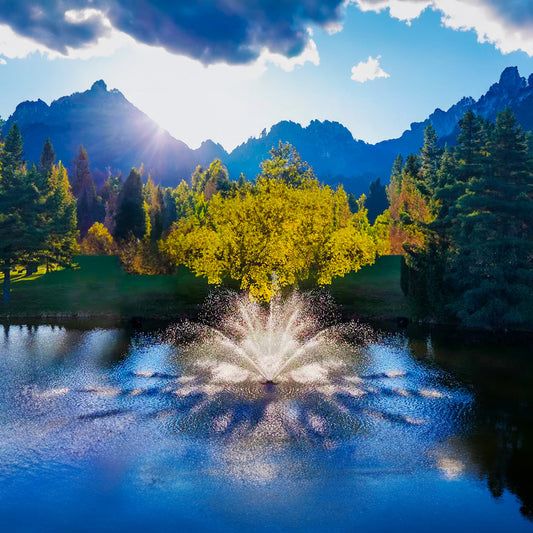 Scott Aerator Great Lakes Pond Fountain.