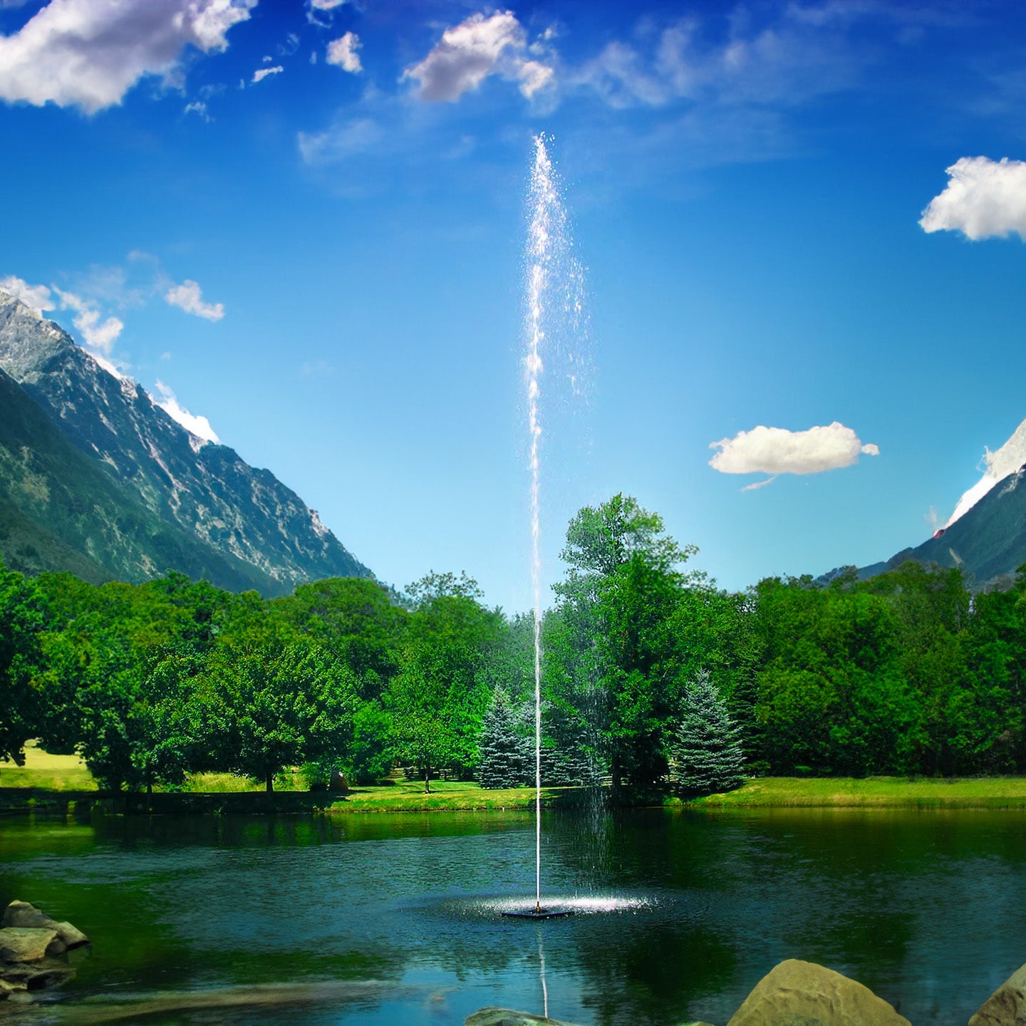Scott Aerator The Jet Stream Fountain - Living Water Aeration