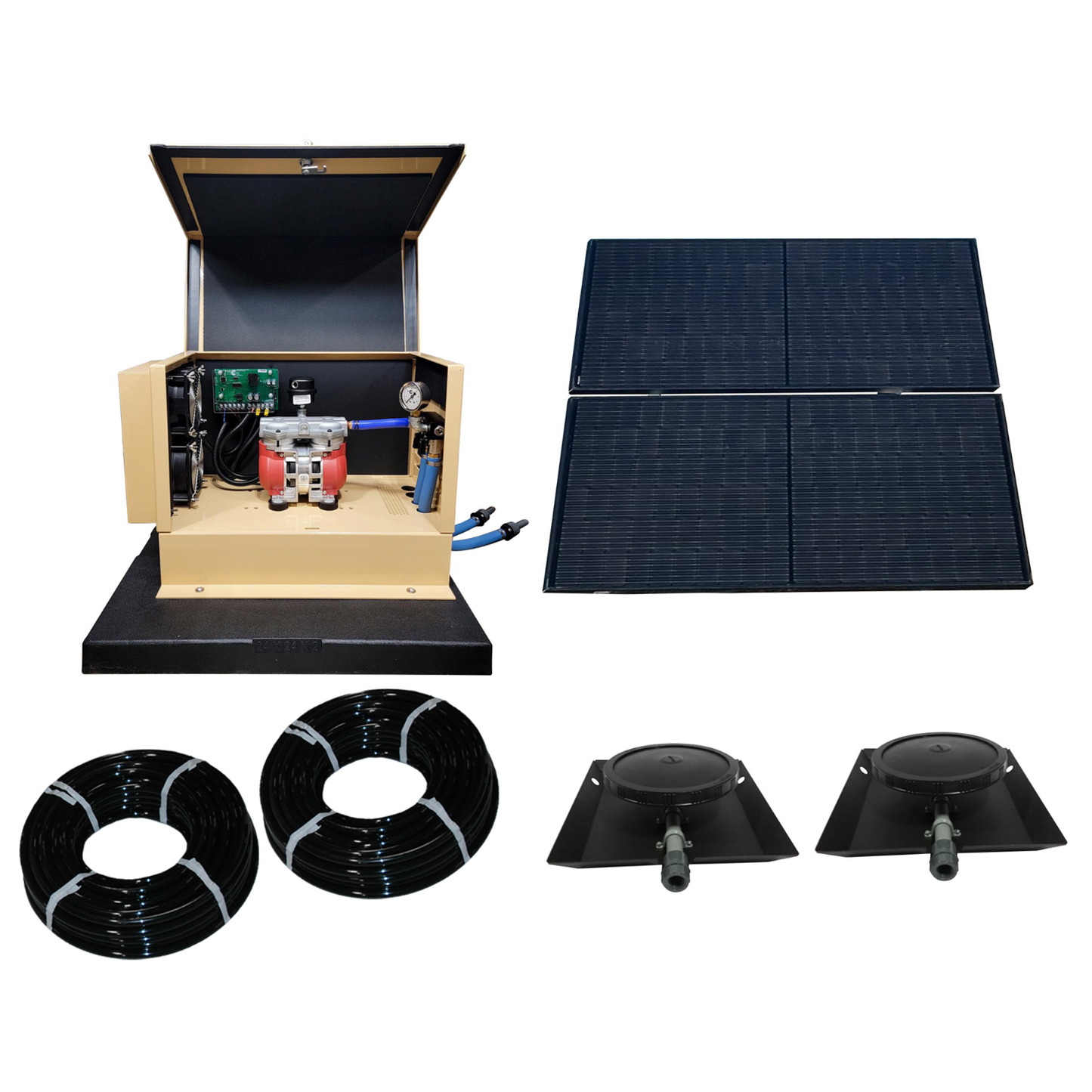 TurboAir II - 24v Direct Drive Solar Pond Aerator - Living Water Aeration