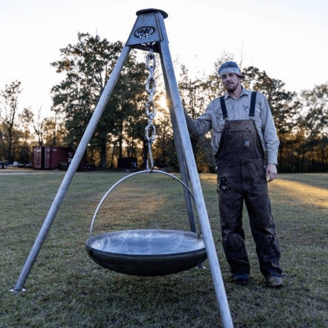 Stainless Steel Fire Cauldron.