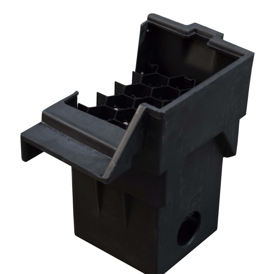 Easypro Waterfall Spillway Left / Right Ends Unassembled - Set up for 2" Pipe