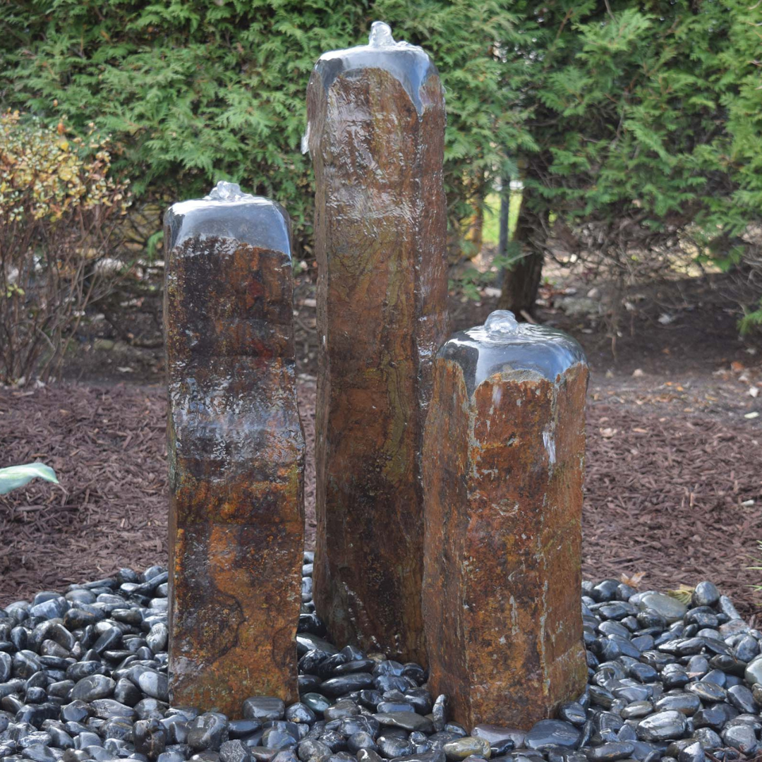 Dome Top Basalt Trio Fountain Kit