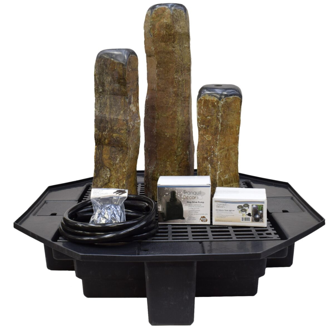 Dome Top Basalt Trio Fountain Kit