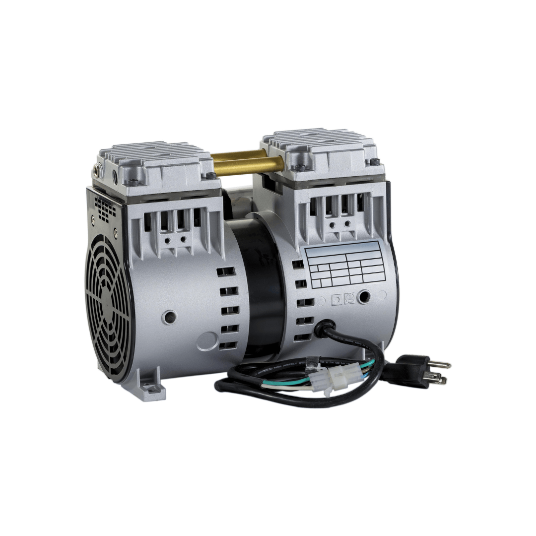 1/2 HP Kasco Teich-Aire rocking piston compressor oil-free dual-head air compressor pump with power cord