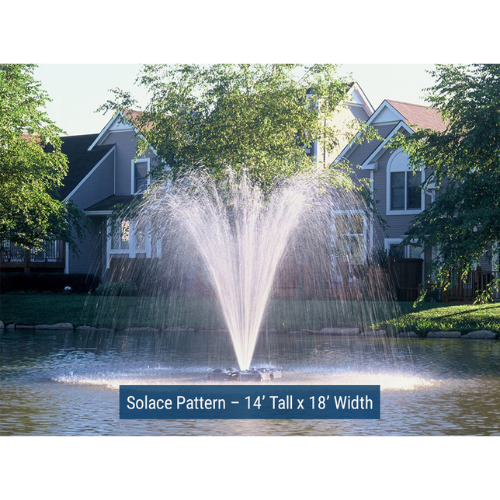 Palatial Display Solar Pond Fountain - Living Water Aeration