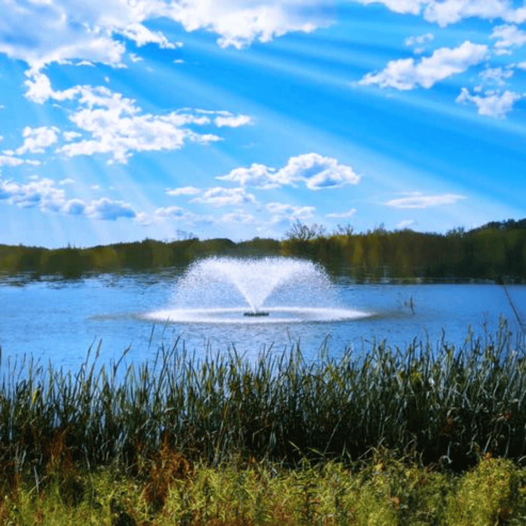 KASCO extended warranty for J Series VFX fountains and surface aerators - lake fountain spray with extended coverage plan