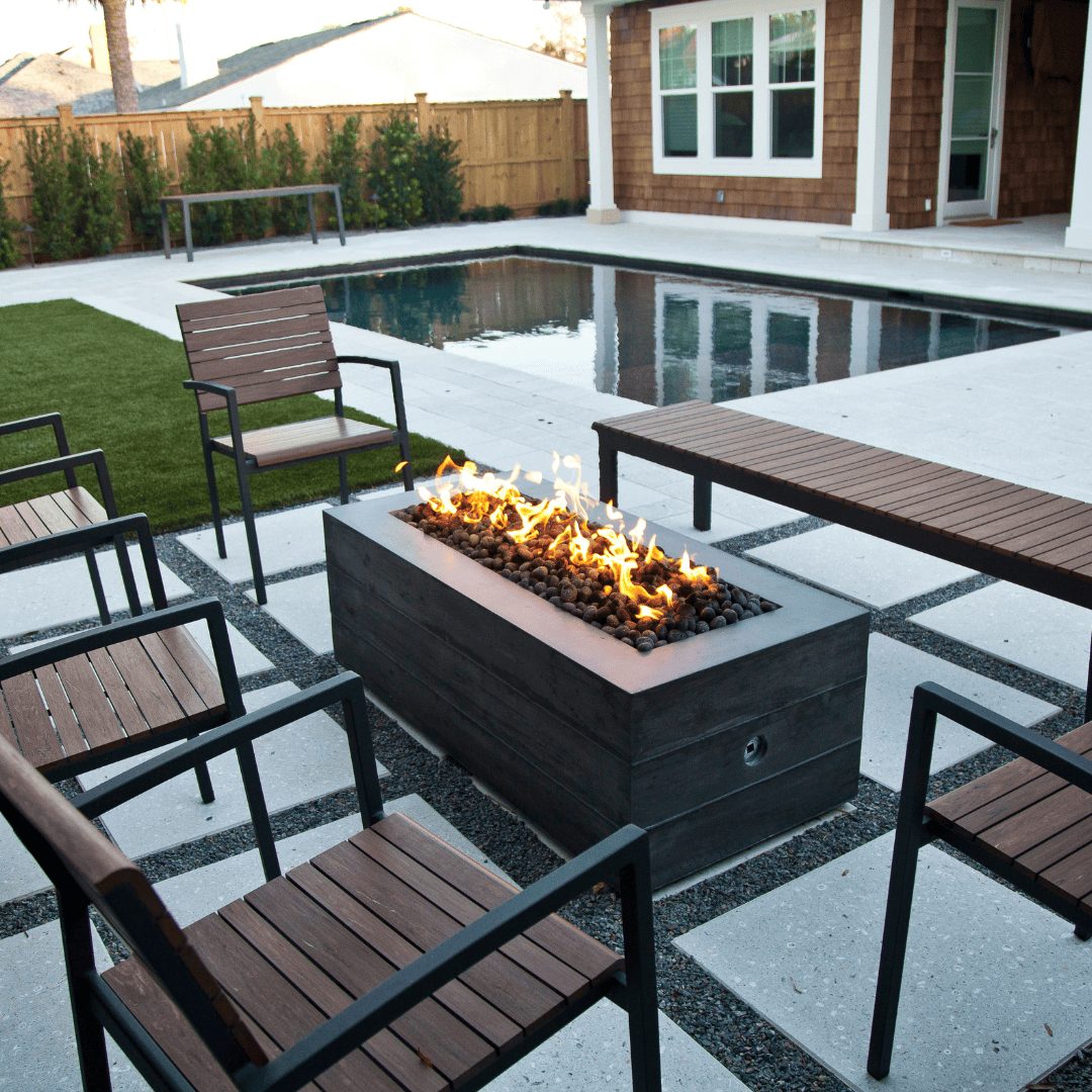 Linear Fire Pit 67".