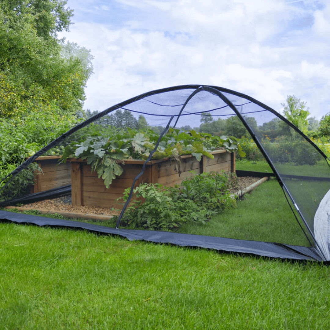 amazon dip nets for removing leaves from fish ponds EasyPro Deluxe Pond Cover Tent 13' x 17'