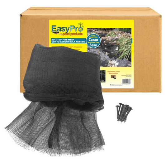 Pond Cover Netting - 3/8" Fine Mesh.