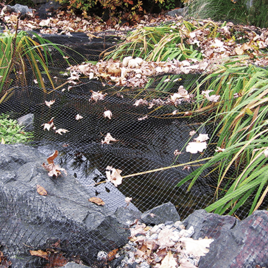 Pond Cover Netting - 3/8" Fine Mesh.