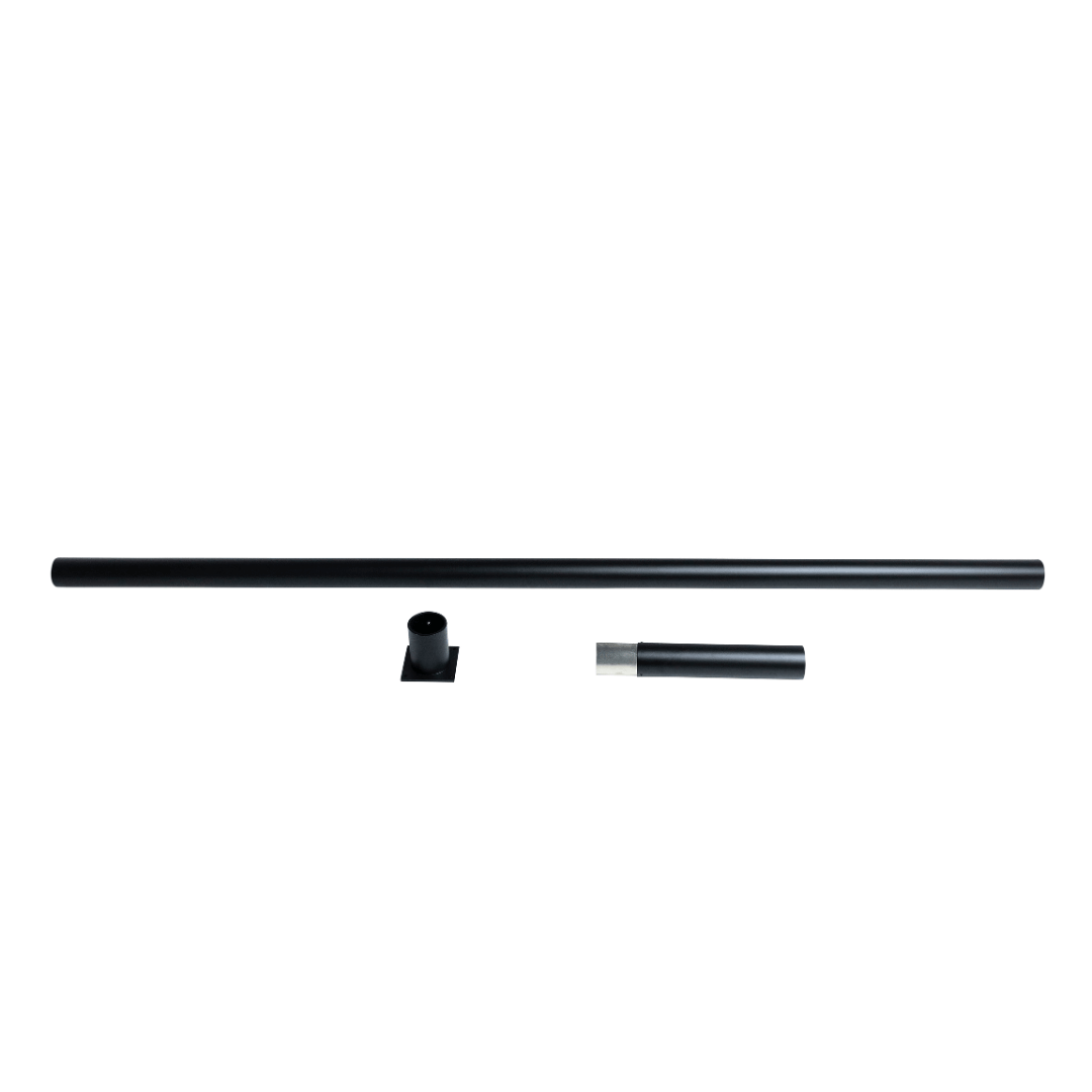 propane tiki torch extension pole tiki pole kit with ground spike and connector for outdoor pathway and garden lighting