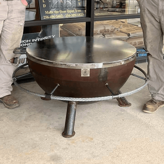 Carbon Steel Fire Pit Lid.