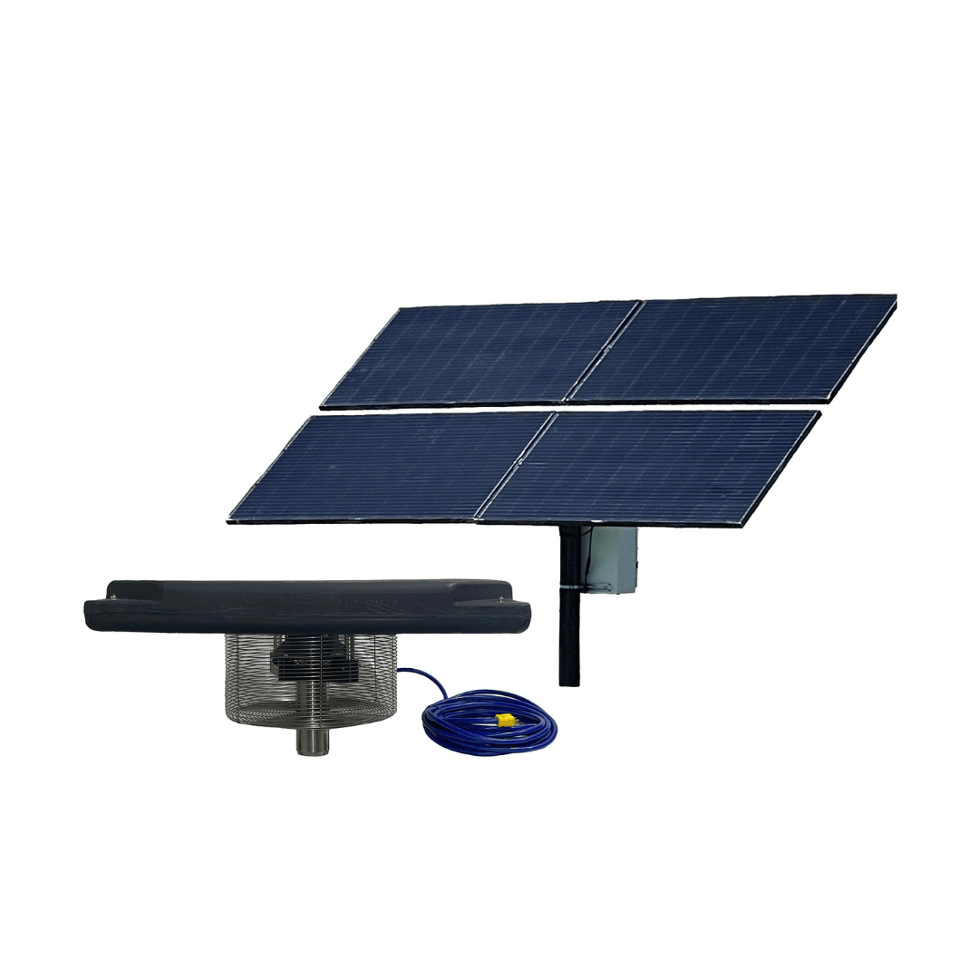Outdoor Water Solutions Aerify Solar Pond Fountain.