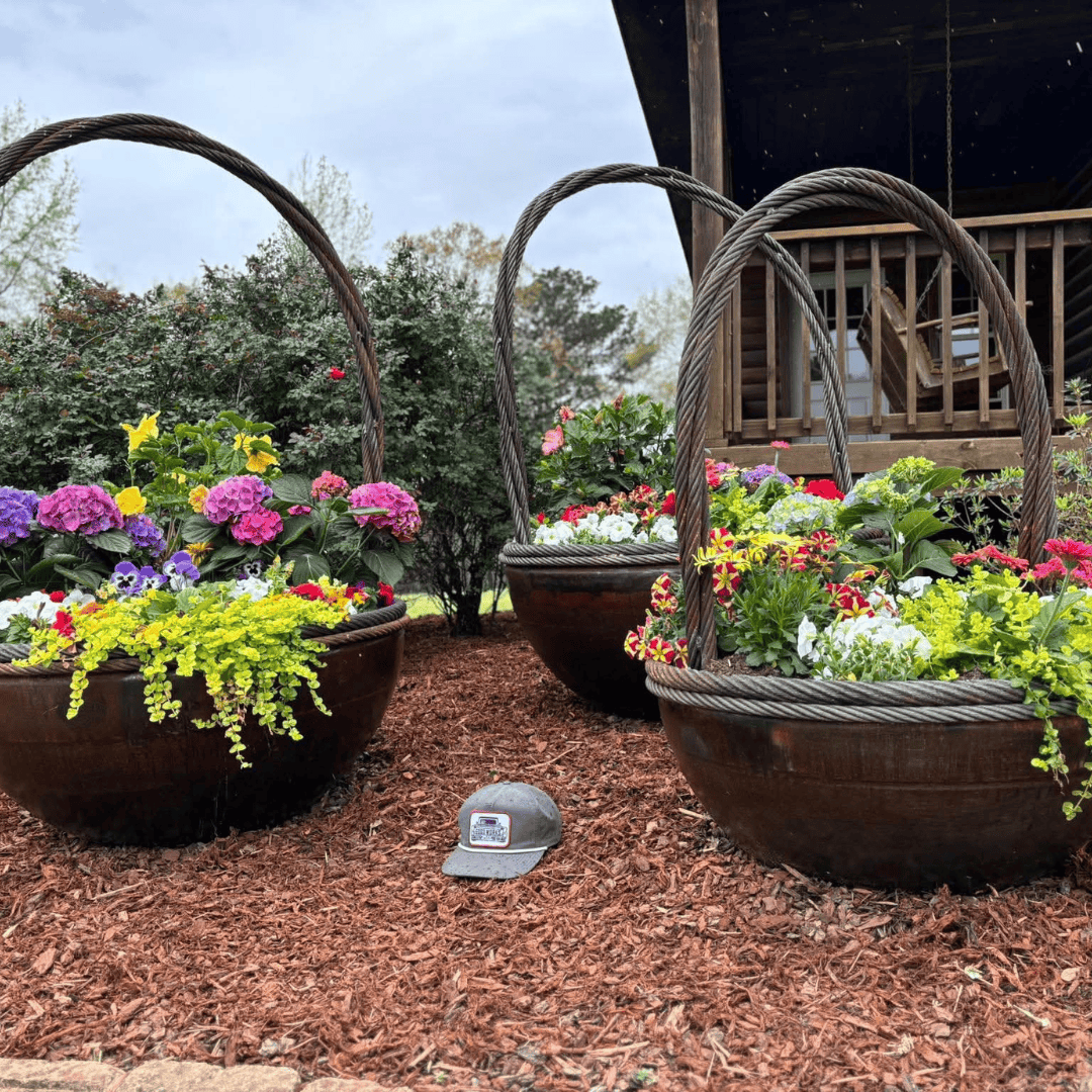 41" Garden Basket - Carbon Steel Feature - 100% USA Made.