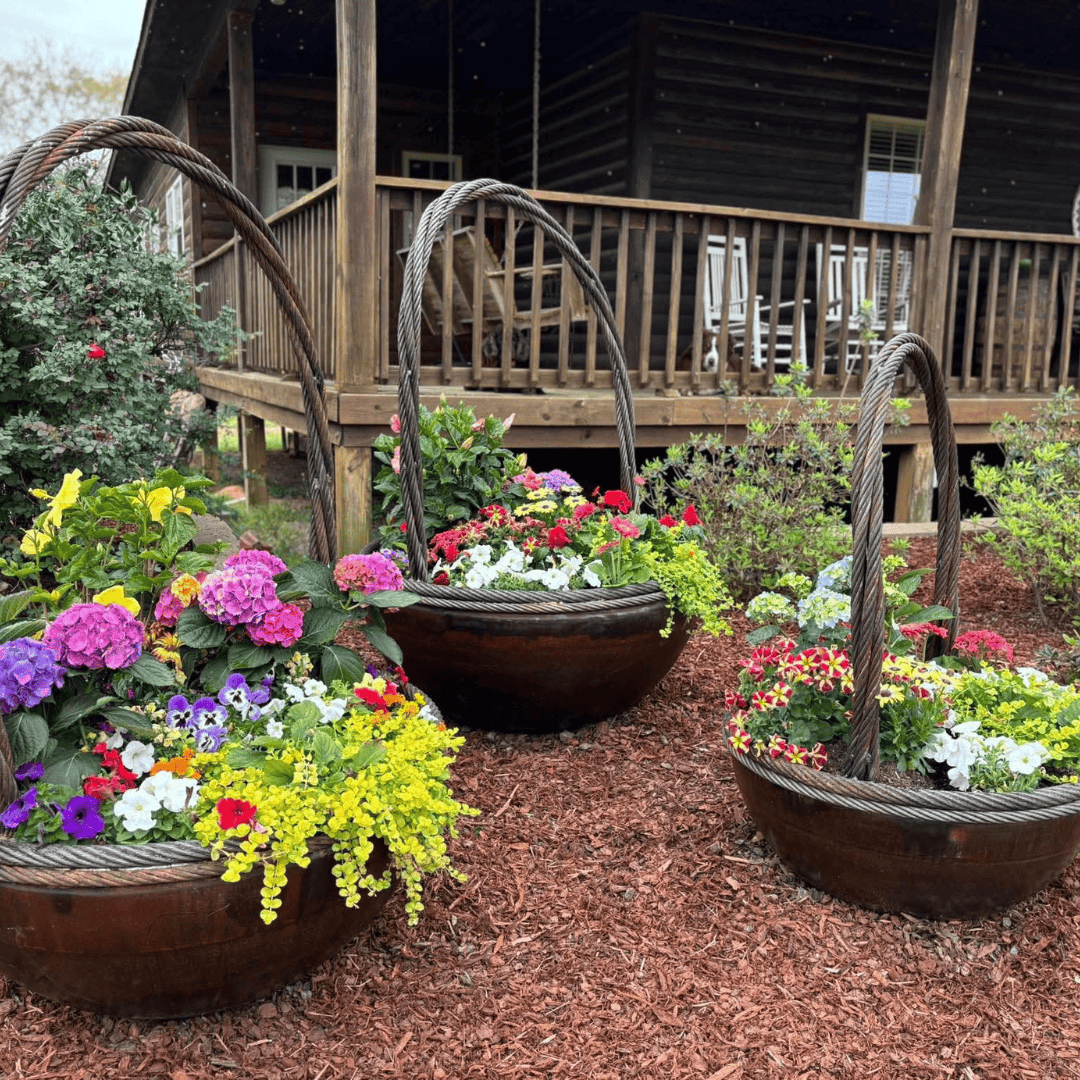 41" Garden Basket - Carbon Steel Feature - 100% USA Made.