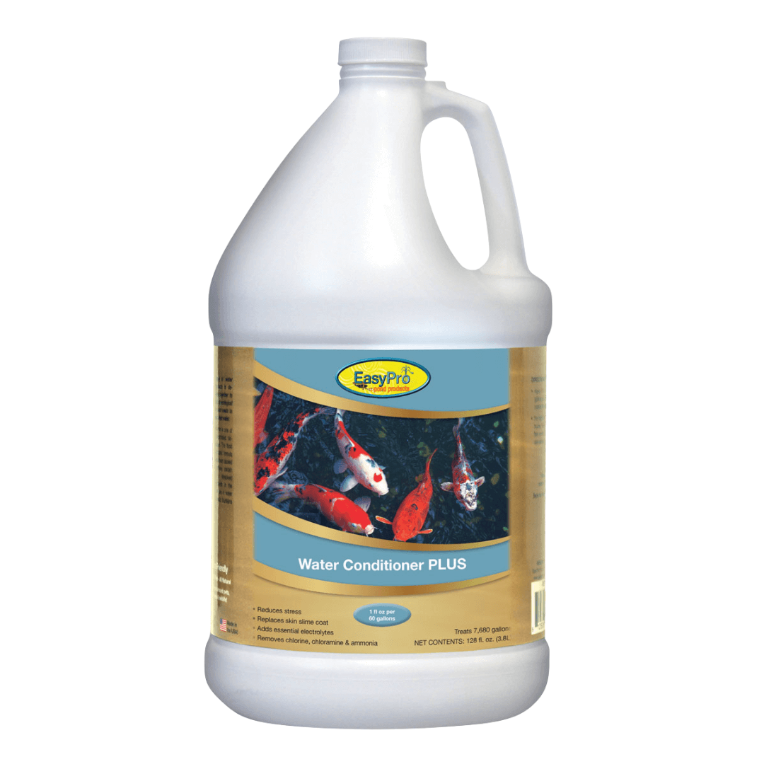 Water Conditioner Plus jug - pond water conditioner ammonia chlorine chloramine remover for safer pond water changes