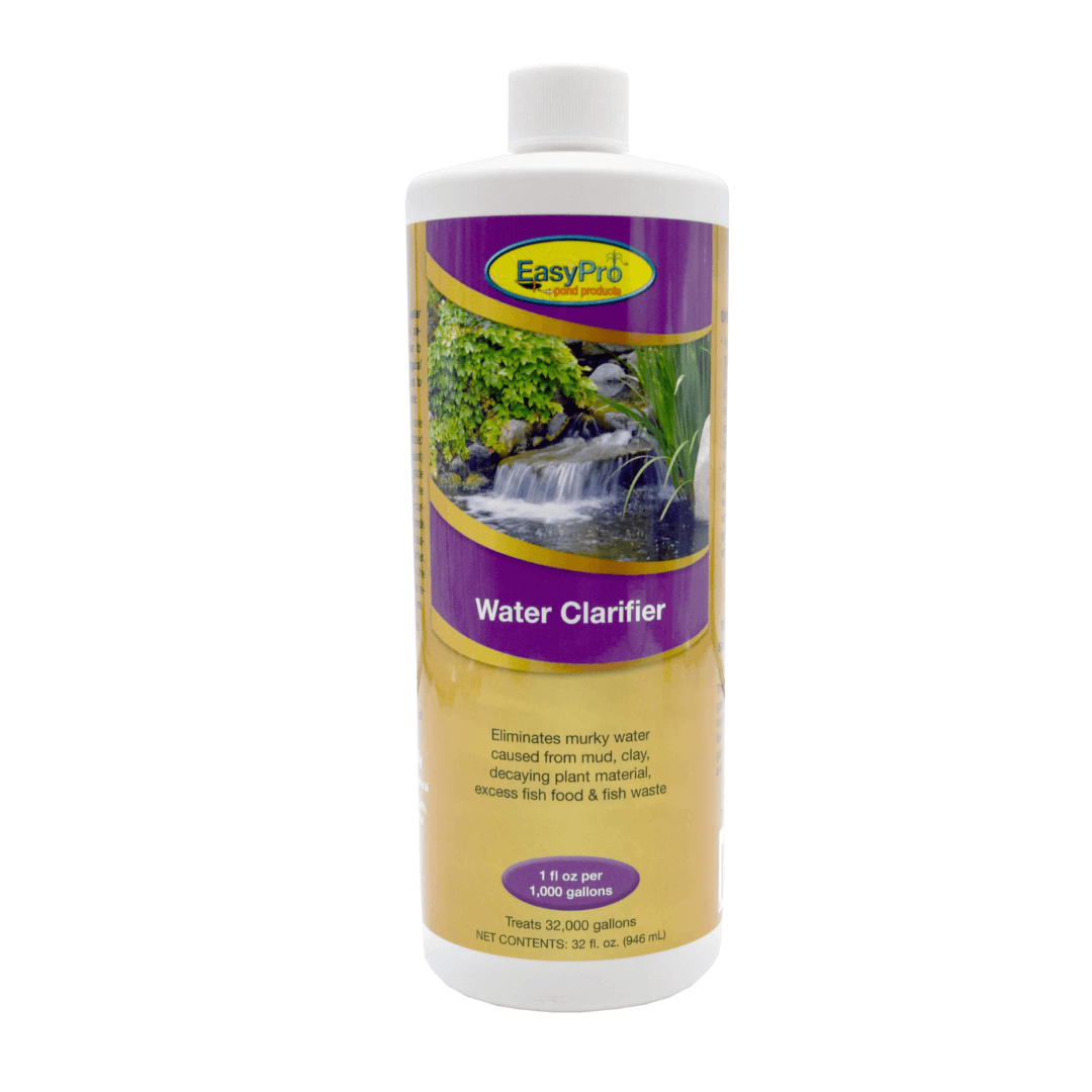 EasyPro Water Clarifier bottle pond water clarifier flocculant for koi ponds, water gardens and fountains clears murky water
