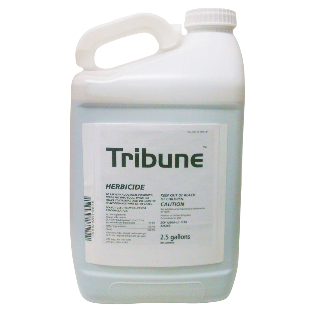 Tribune aquatic herbicide 2.5 gallons 2.5-gallon jug aquatic weed killer liquid herbicide for ponds lakes and canals