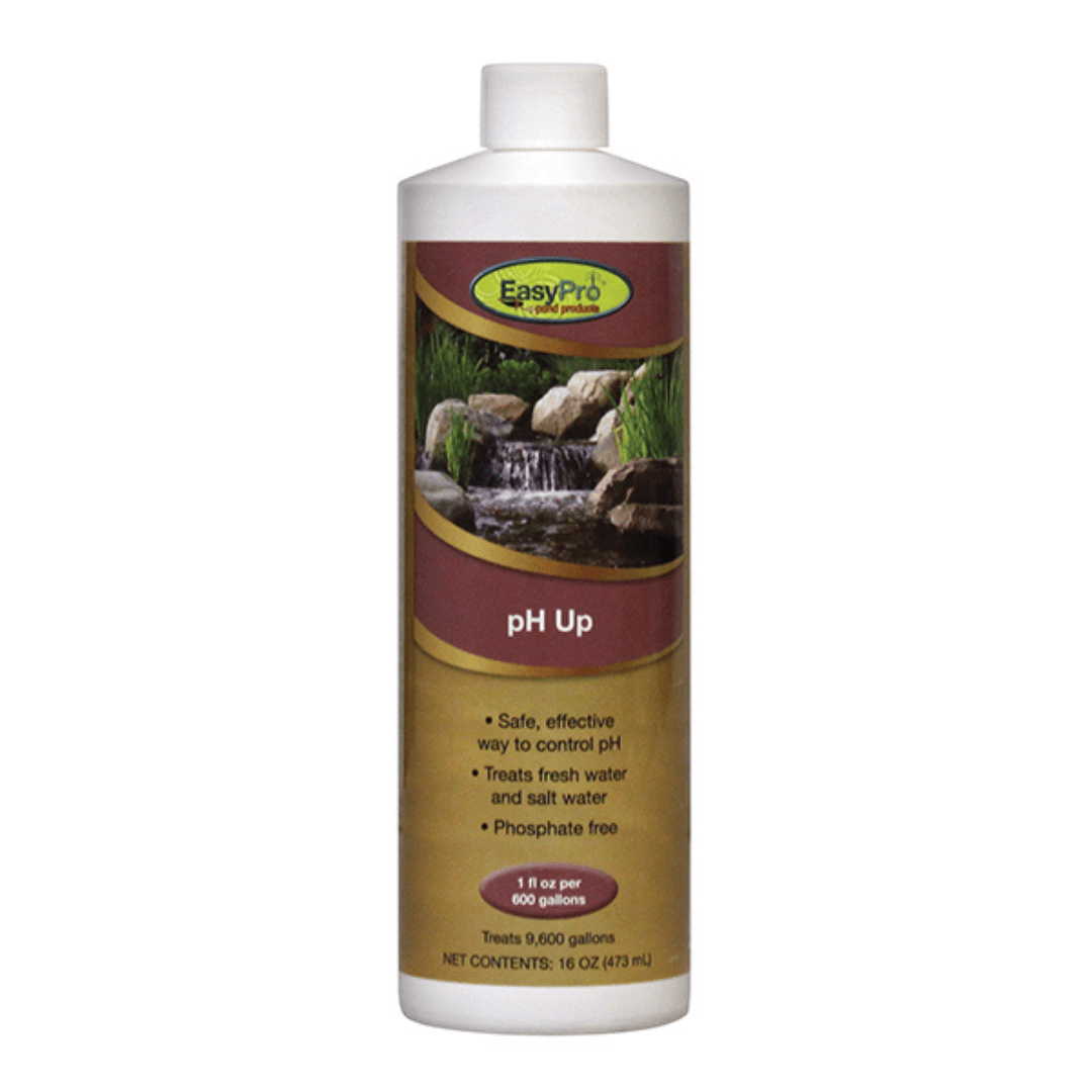 EasyPro pH Up bottle pond pH up water balancer for safely raising pond water pH