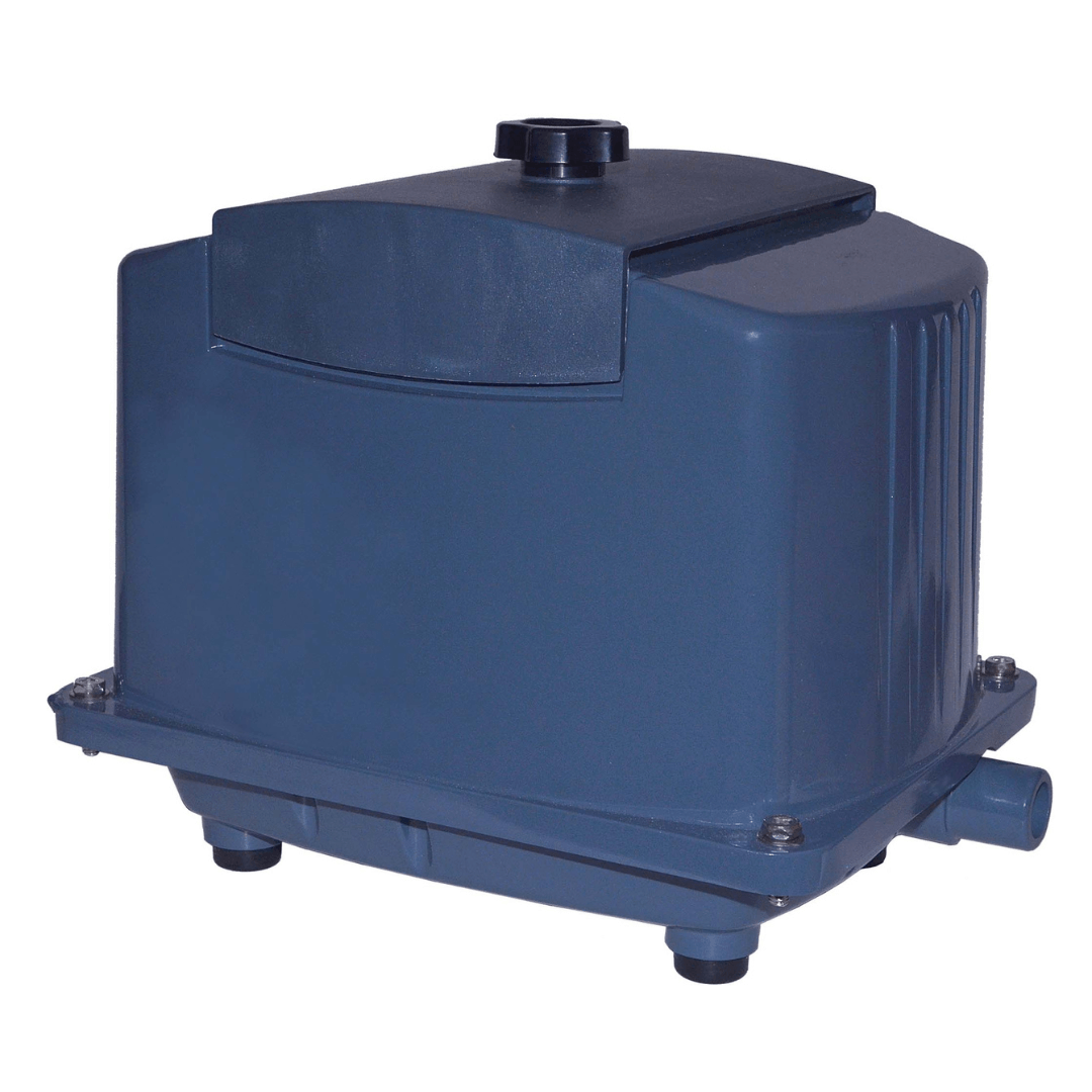 Stratus KLC series pond aerator compressor quiet energy-efficient pond aeration compressor for koi ponds, water gardens, deicing