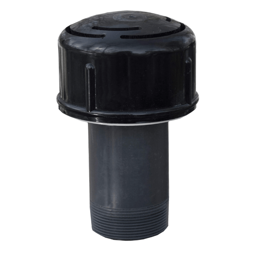 2 inch NPT narrow umbrella fountain nozzle PVC with 2-inch NPT inlet, focused dome spray for large fountain displays