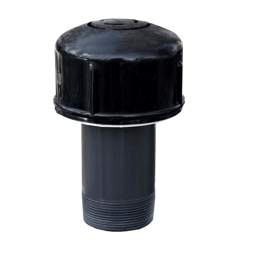 narrow umbrella PVC fountain nozzle with standard threaded inlet, PVC dome water curtain spray head for small basins