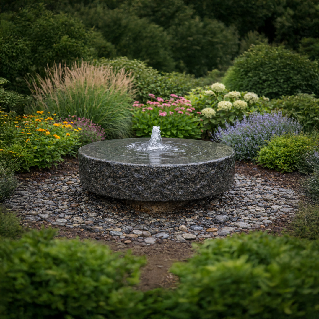 Millstone Pedestal Fountain Kit