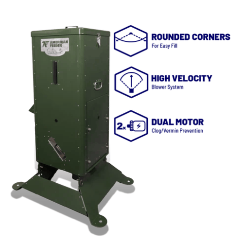 Bill Dance Series - Solar Powered Outdoor & Fish Feeder - 125lb.