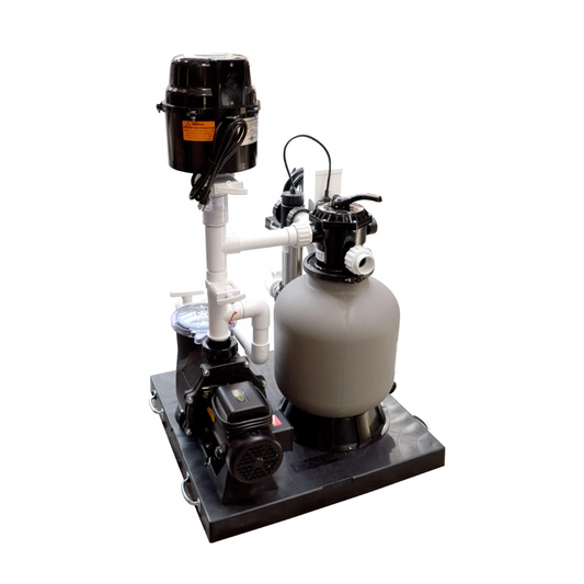 Deluxe Skid Mounted Pond Filtration Systems - Living Water Aeration