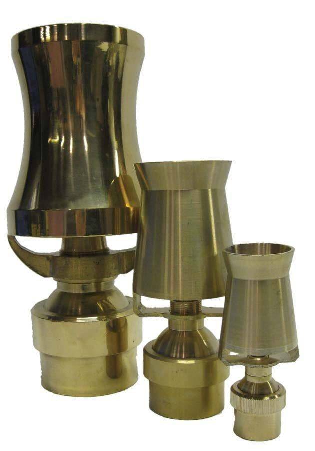 Easypro Frothy Nozzle bronze fountain nozzle with swivel base for thick foaming geyser spray, adjustable up to 15 degrees