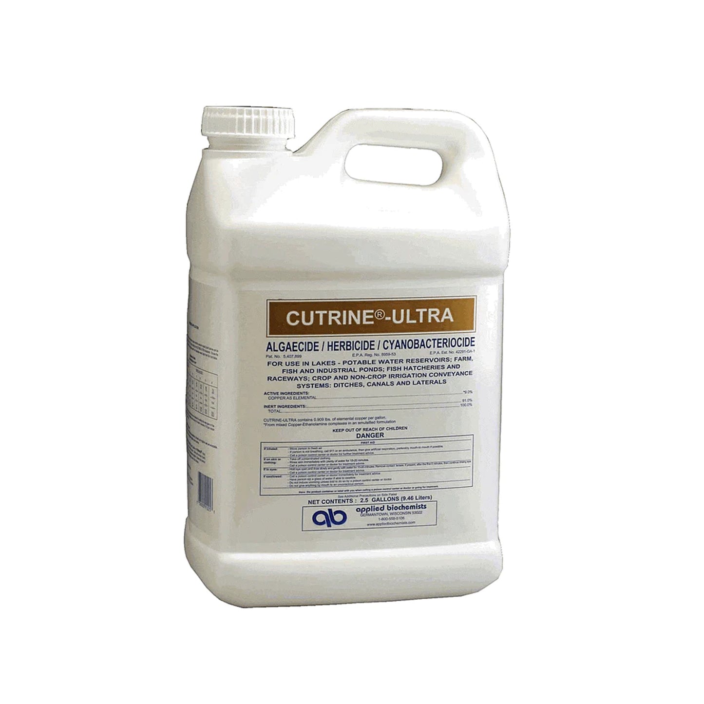 Cutrine Plus Ultra Liquid Algaecide - 2.5 Gallons