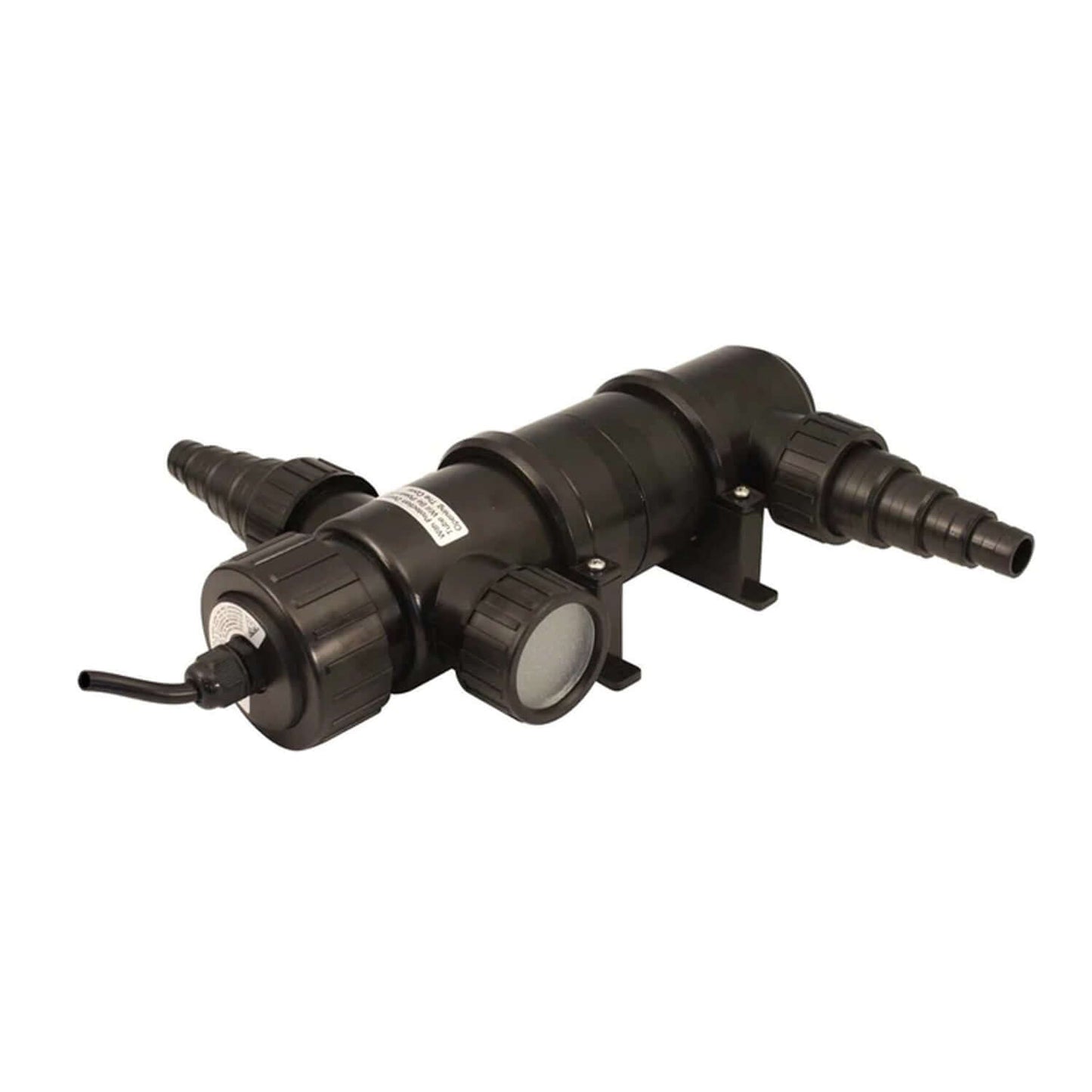 EasyPro UV Clarifier - 18 Watts pond UV clarifier with quartz sleeve, protective shutoff, multistep barb connectors and dual outlets