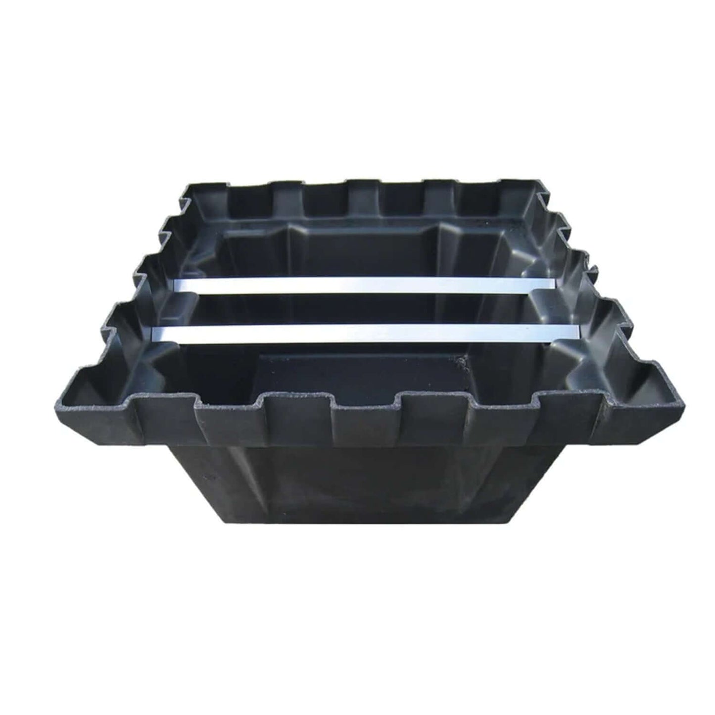Heavy Duty Square Basin roto-molded square water feature basin with thick grating and pump access door