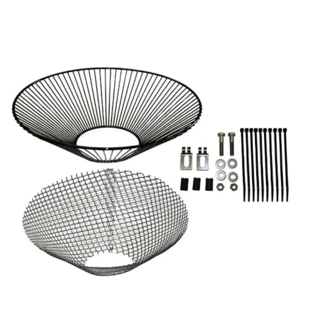 Kasco surface aerator bottom screen kit for 1/2HP to 1HP surface aerators with mesh intake screen, hardware, and cable ties