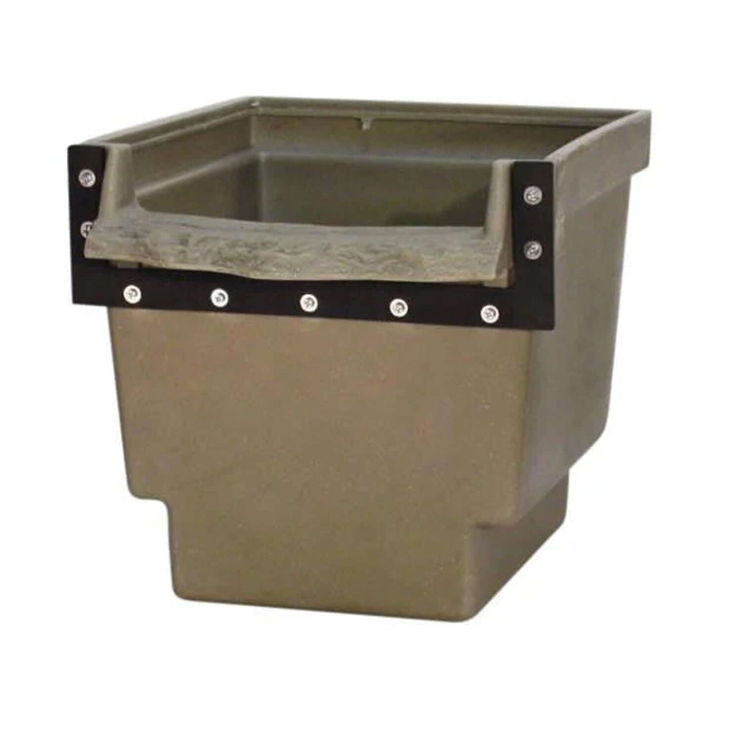 Mini Aquafalls Waterfall Filter with Matala Pad pond skimmer box with bolted spillway lip, easy-install waterfall biofilter